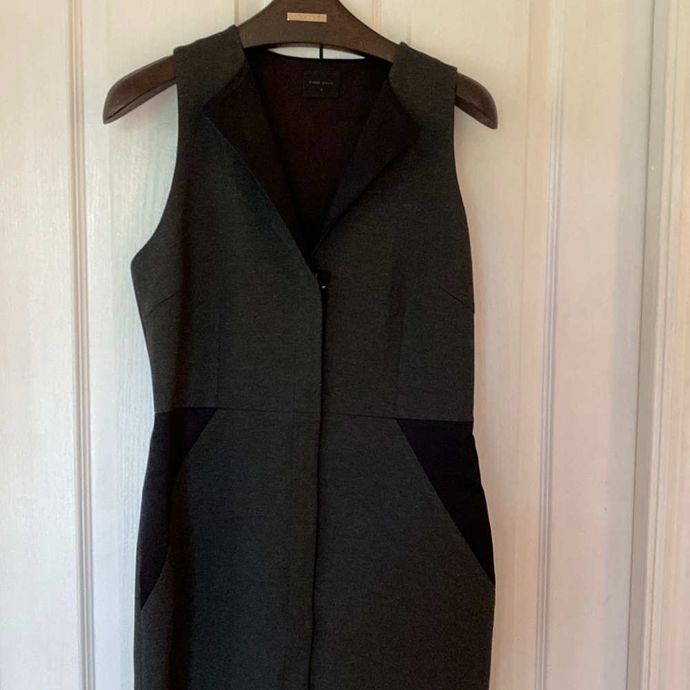Tuxedo style collared dress by Pure Navy. Never Worn size 4